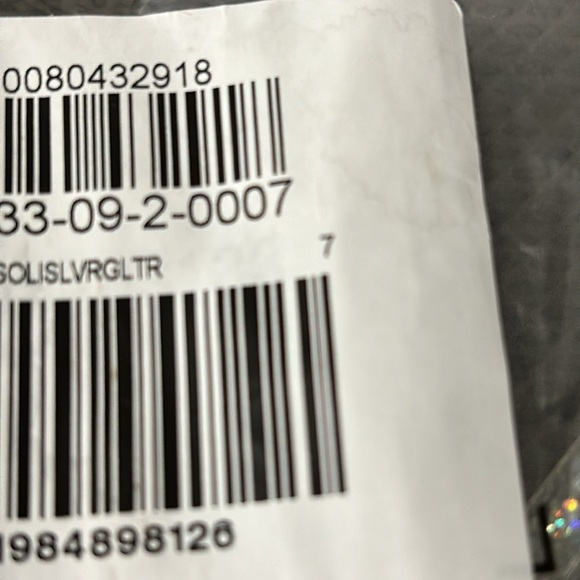 New in packaging Old Navy Lavender and Gray Glitter Women's SIZE 7 Flip flops. - Picture 6 of 9